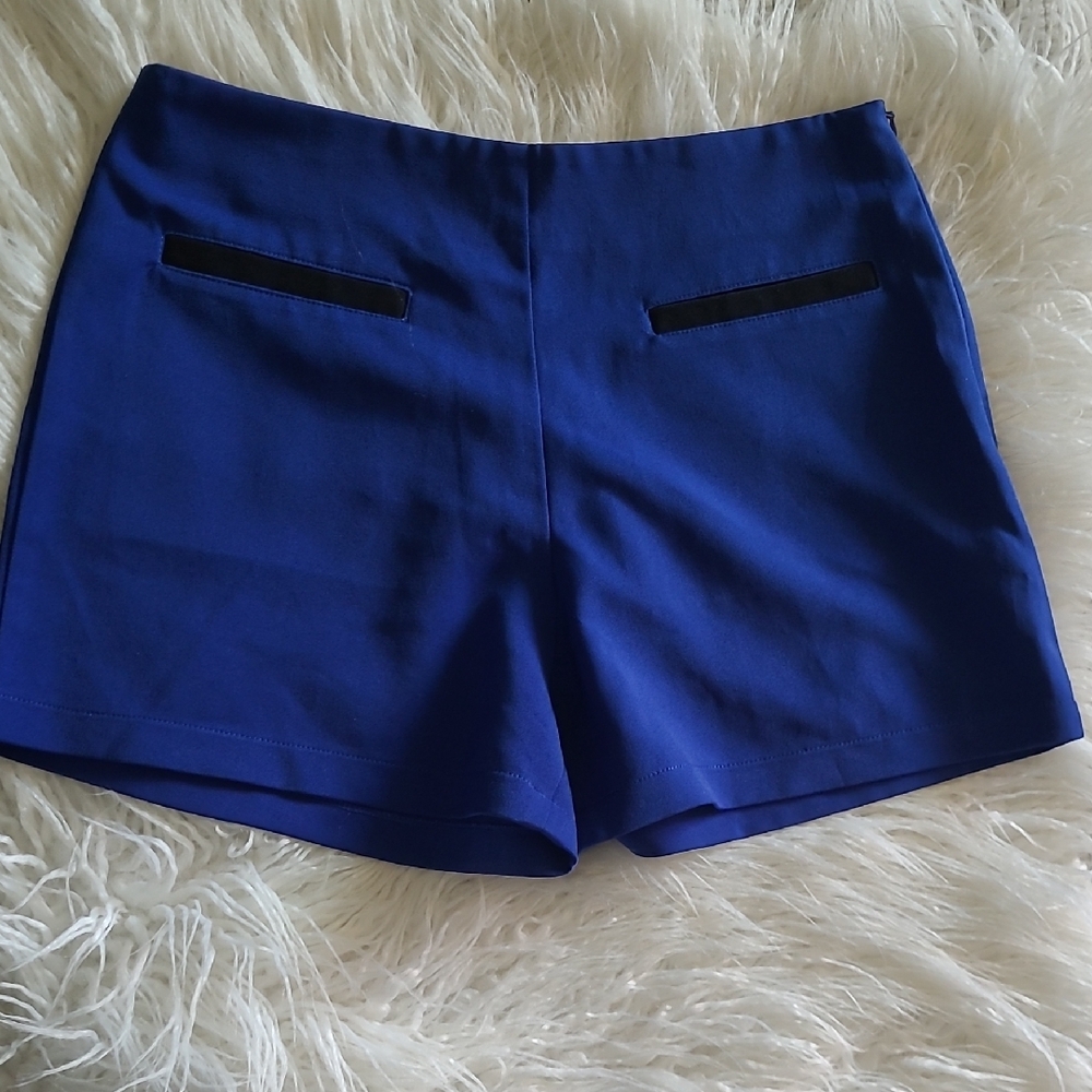 Women's Blue Shorts - Picture 1 of 5